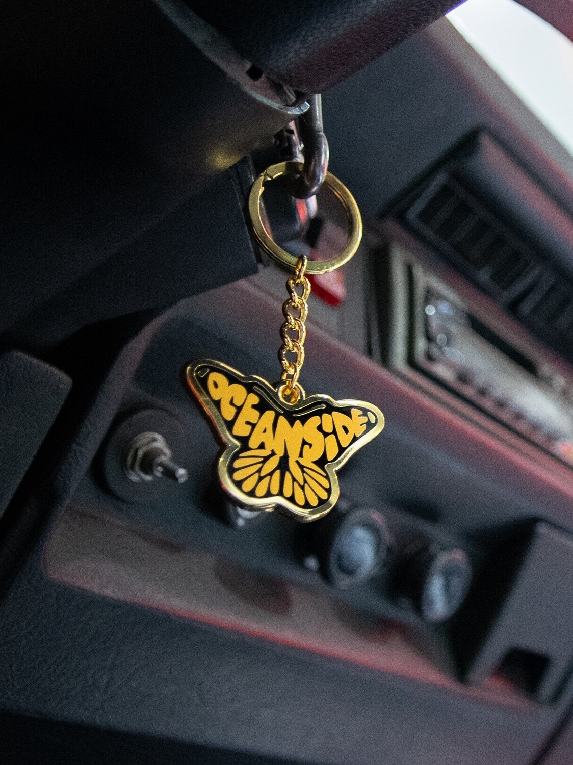 Oceanside Butterfly Keychain