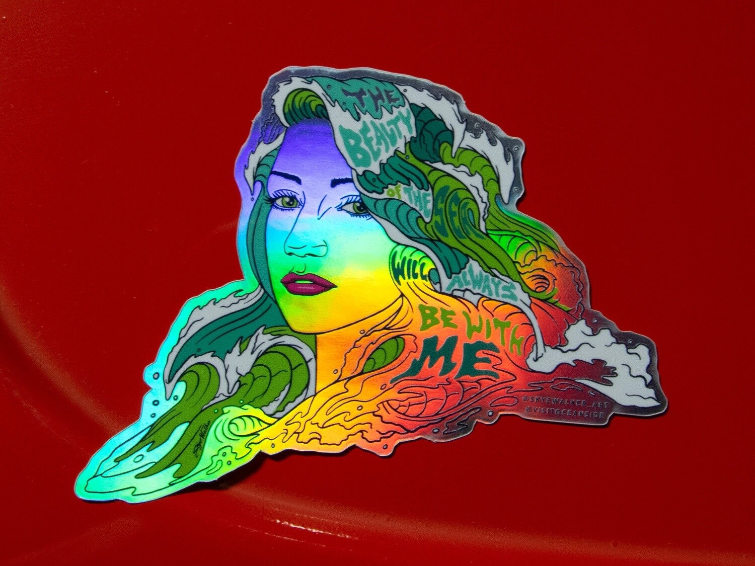 Skye Walker Collection "Holographic Mural Sticker"