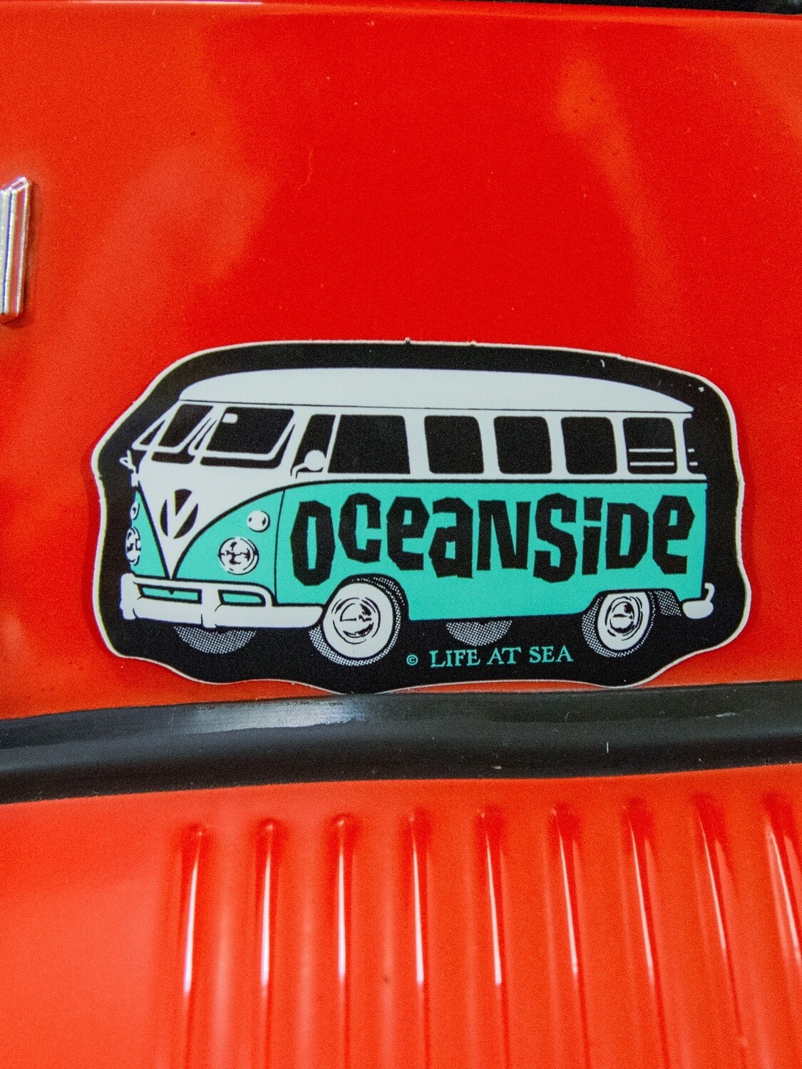 Sm Sticker-VW   Bus Oceanside