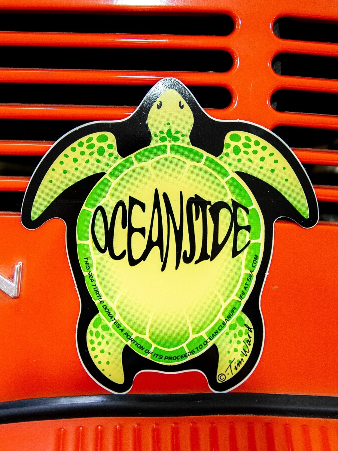 Sm Sticker-Oceanside Turtle