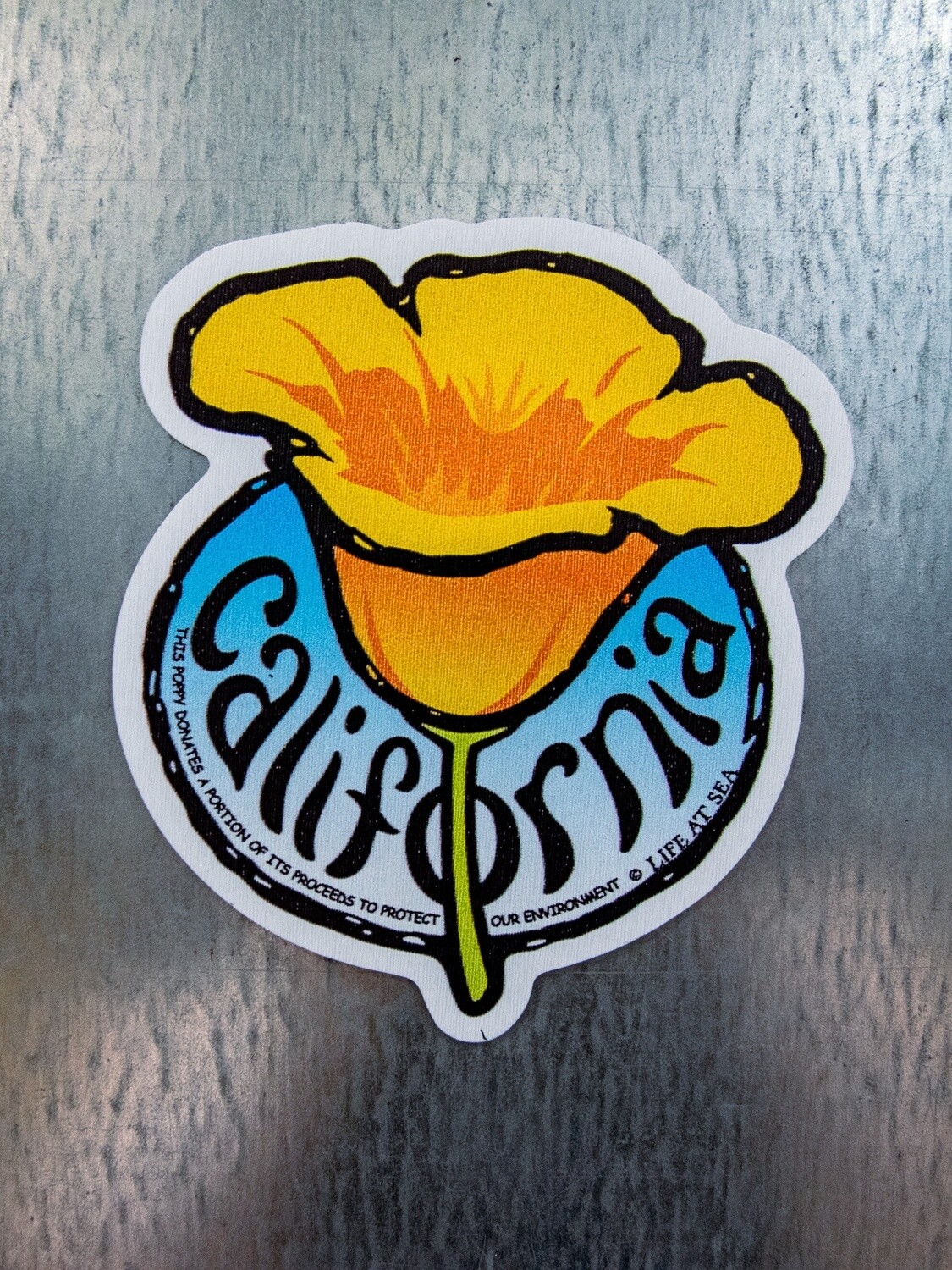 California Poppy Magnet