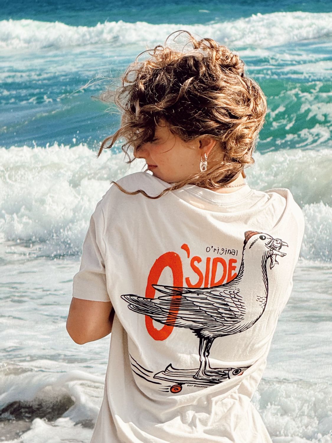 Tan - Skateboard Charlie "Original O'side Shirt
